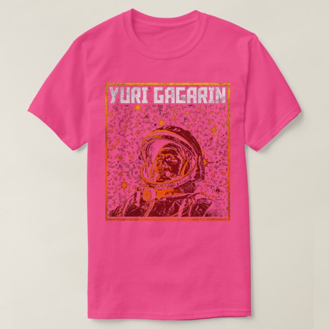 Yuri Gagarin Soviet Cosmonaut Astronaut2 T-Shirt (Design Front)