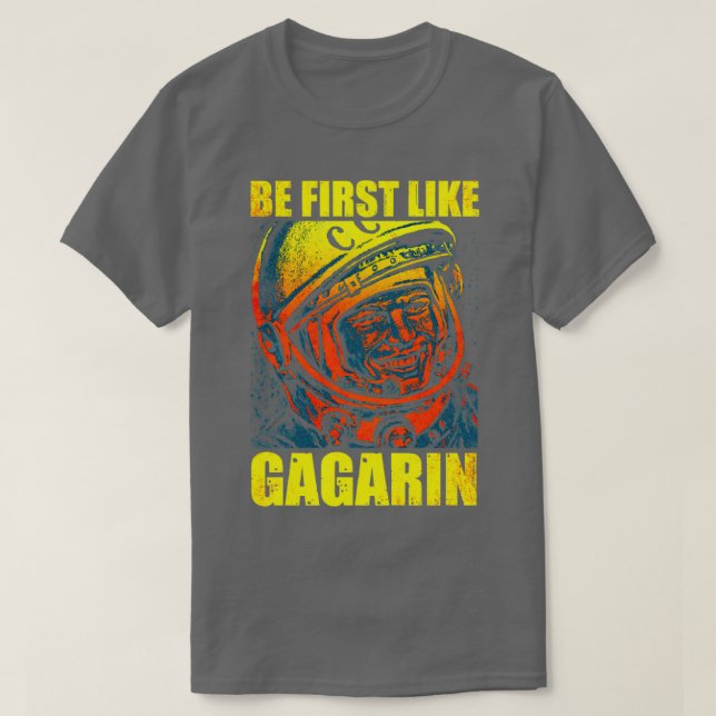Yuri Gagarin Soviet Cosmonaut Astronaut7 T-Shirt (Design Front)
