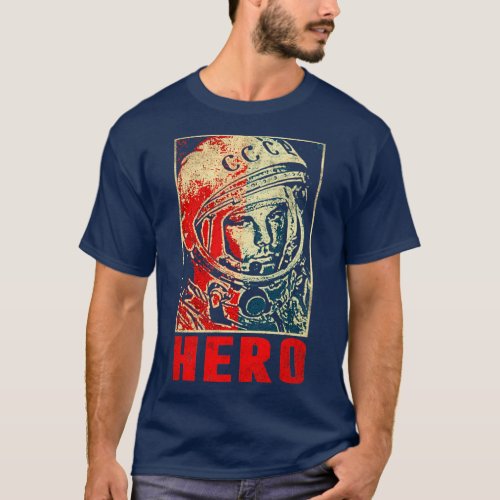 Yuri Gagarin Soviet Cosmonaut Astronaut8 T_Shirt