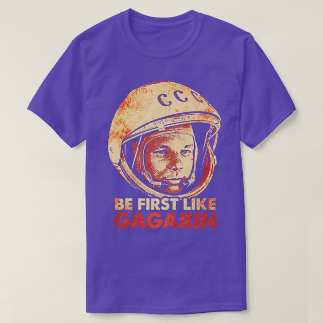 Yuri Gagarin Soviet Cosmonaut Astronaut 4 T-Shirt (Design Front)