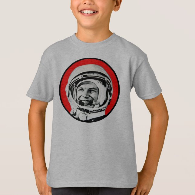 Yuri Gagarin - Soviet Hero & Cosmonaut T-Shirt (Front)