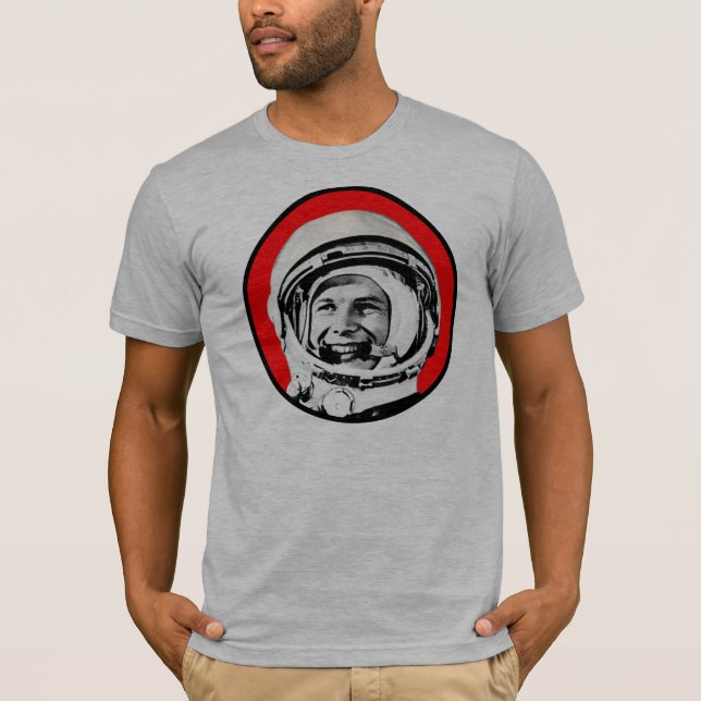 Yuri Gagarin - Soviet Hero & Cosmonaut T-Shirt (Front)