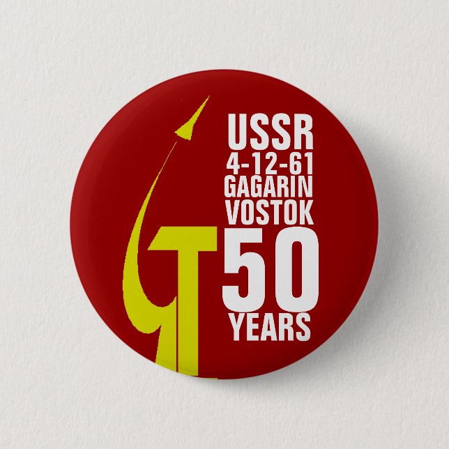 YURI GAGARIN VOSTOK ONE BUTTON (Front)