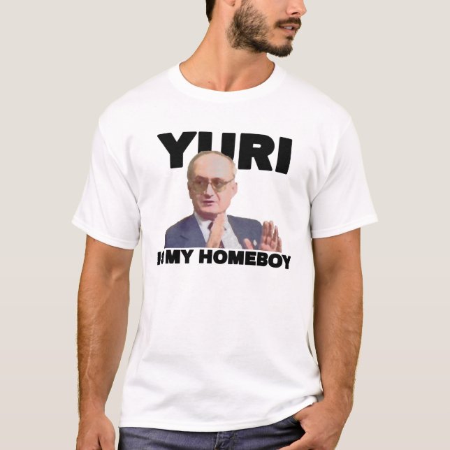 "Yuri Is My Homeboy" T-Shirt (Front)