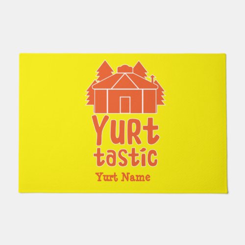 Yurt Living And Vacations  Coffee Mug Doormat