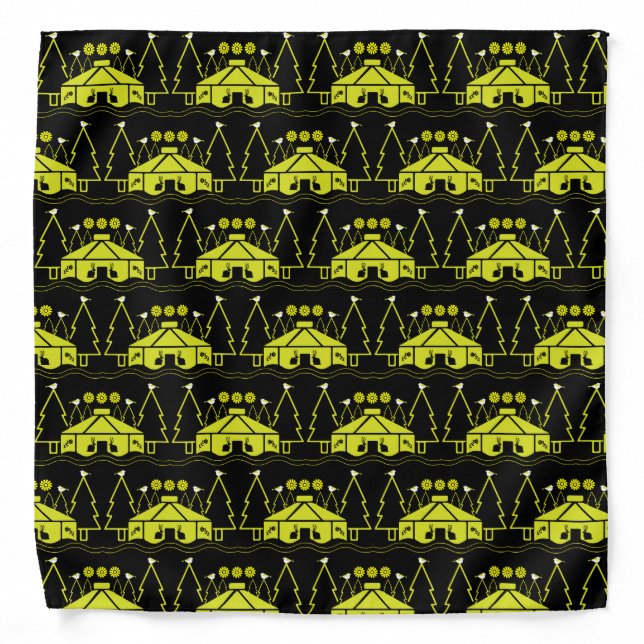 Yurt Living In Nature Bandana (Front)