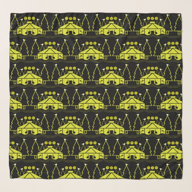 Yurt Living In Nature Scarf (Front)