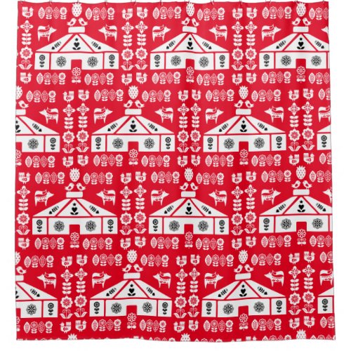 Yurt Living In Nature Shower Curtain