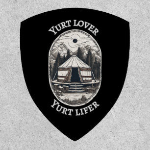 Yurt Lover Yurt Lifer Funny Yurt Tent  Patch