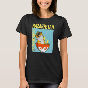 Yurt Republic of Kazakhstan Kazakhstan Kazakh flag T-Shirt
