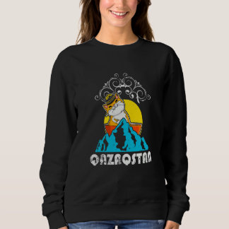 Yurta Republic of Kazakhstan Qazaqstan Kazakh flag Sweatshirt