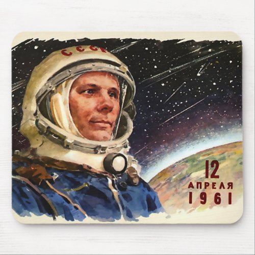 YURY GAGARIN USSR MOUSE PAD