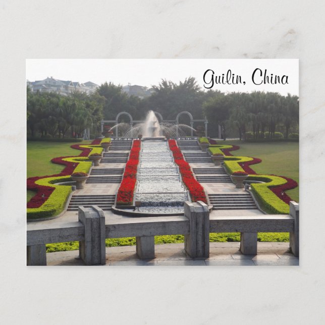 Yushan Park (Guilin, China) #1 Postcard (Front)