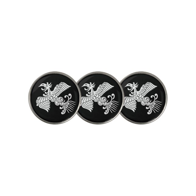 Yusoku Phoenix Golf Ball Marker (3 Up)