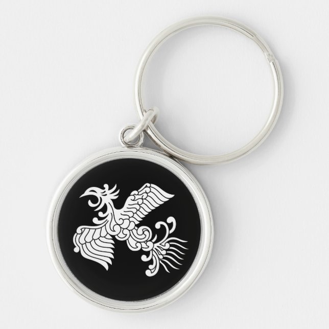 Yusoku Phoenix Keychain (Front)