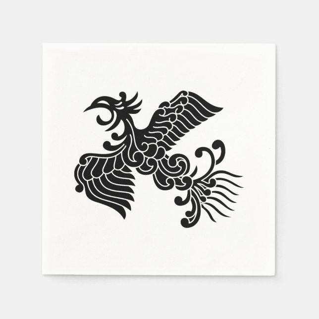 Yusoku Phoenix Napkins (Front)