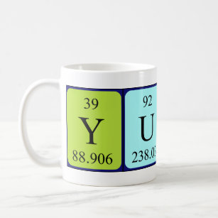 Yusra periodic table name mug