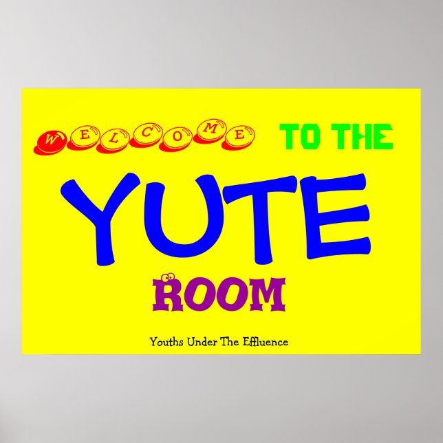 Yute Room Poster (Front)