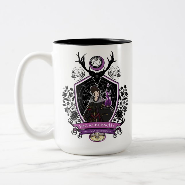 Yuu Auburnelle Two-Tone Coffee Mug (Left)