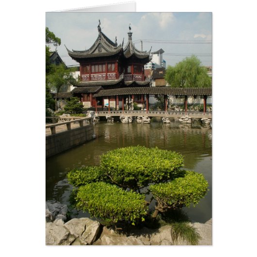 Yuyan garden, Shanghai, China Cards (Front)