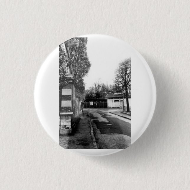 Yves Klein Voided Pinback Button (Front)