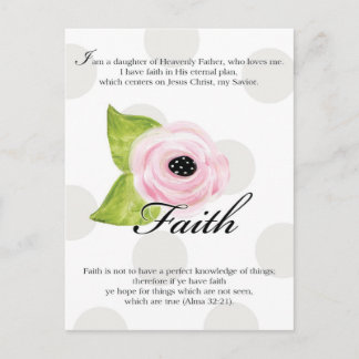 YW Value Card - Faith