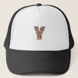 Yyy Zzz Uuu Vvv Www Alphabet Jewel Sparkles Trucker Hat at Zazzle