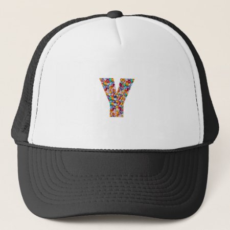 Yyy Zzz Uuu Vvv Www Alphabet Jewel Sparkles Trucker Hat