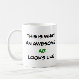 z ab, awesome coffee mug
