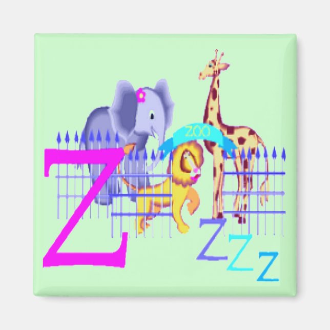 Z - Alphabet Magnet (Front)