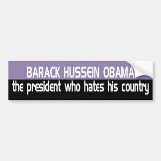 Z_bho_hates_usa Bumper Sticker