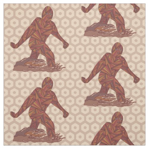 Z Bigfoot Sasquatch Cryptid Creature Fun Fabric