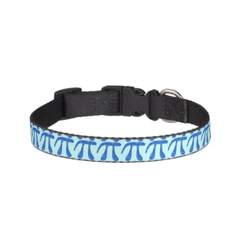 Z Blue Pi Symbol Math Geek Small Fun Pet Fashion Pet Collar