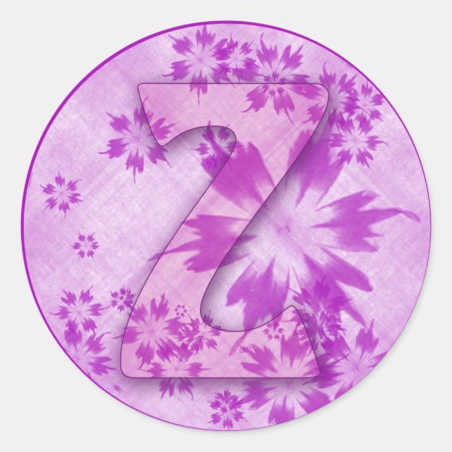 Z CLASSIC ROUND STICKER (Front)