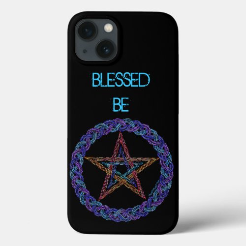 Z Colorful Pentagram Symbol Pagan Wicca New Age iPhone 13 Case