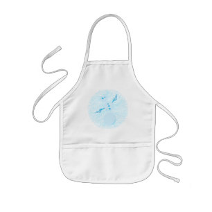 Z Cute Cartoon Snowman Apron