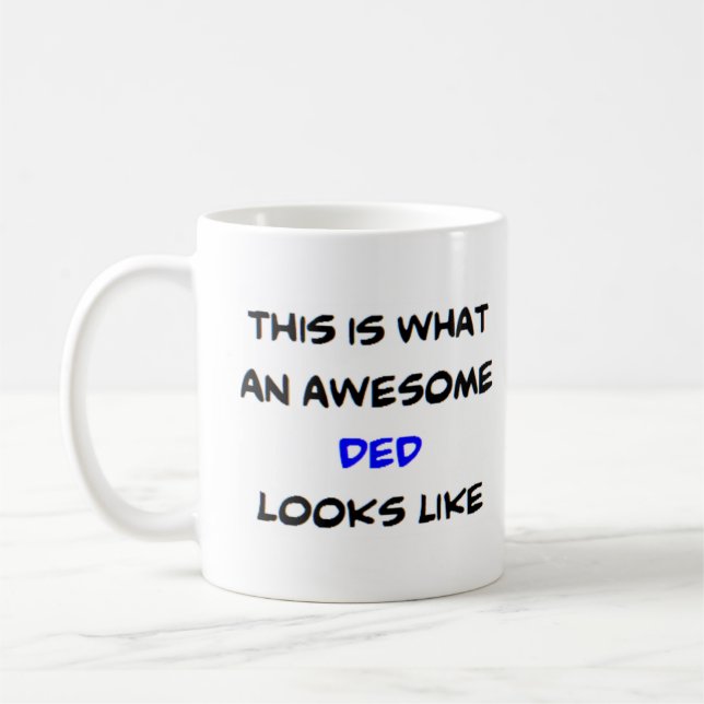z ded, awesome coffee mug (Left)