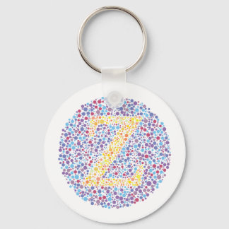 “Z” Eye Test Letter Keychain