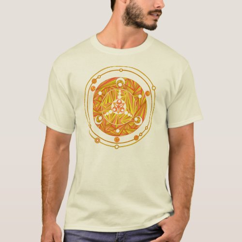 Z Golden Crop Circle Paranormal UFO Geek T_Shirt