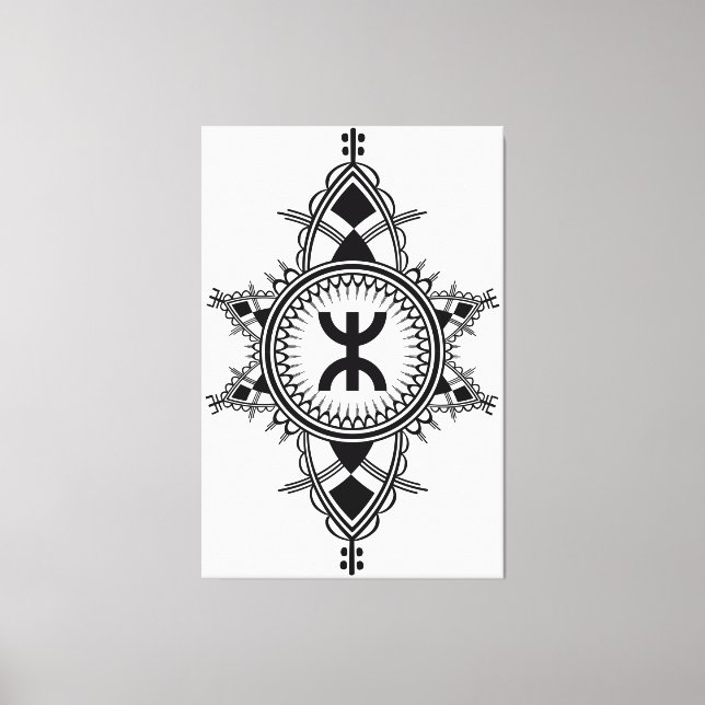 Z imazighen canvas print (Front)