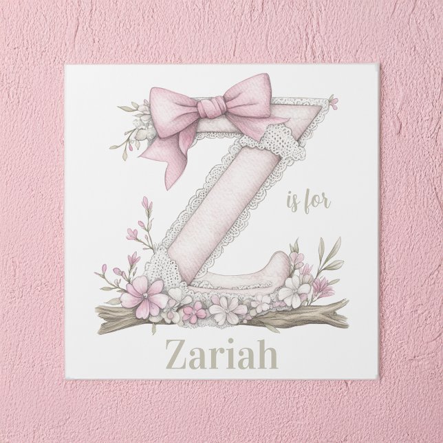 Z is for Custom Name Whimsical Letter Art (Creator Uploaded)