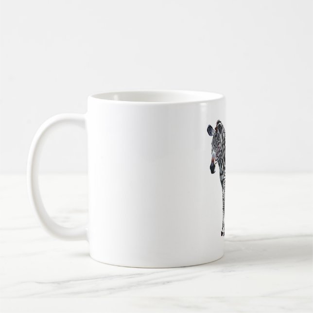 Z is for Zebra Coffee Mug (Left)