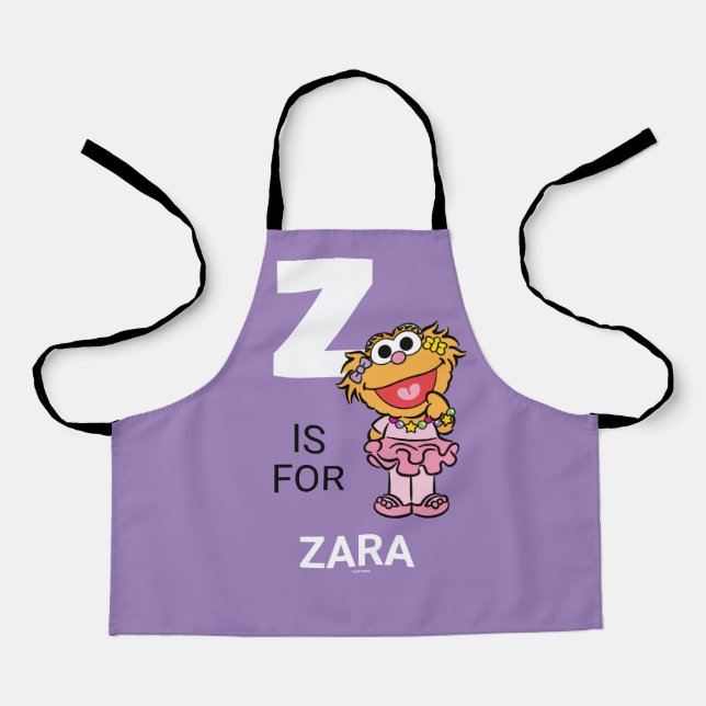 Z is for Zoe | Add Your Name Apron (Front)