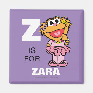 Z is for Zoe Add Your Name Magnet