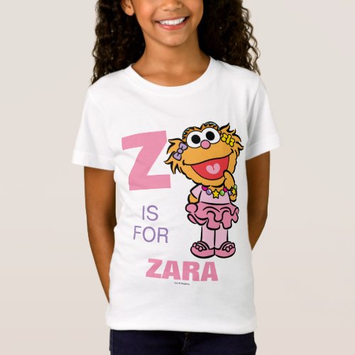 Z is for Zoe  Add Your Name T_Shirt
