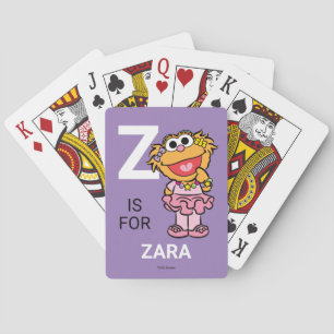 Z is for Zoe Playing Cards