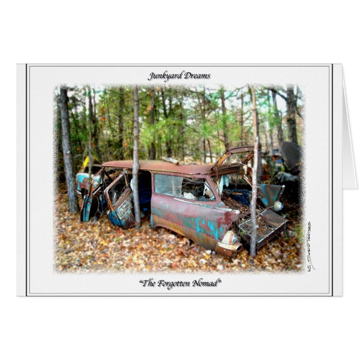 Z JD 1 1957 Chevy Nomad 300 Greeting Cards