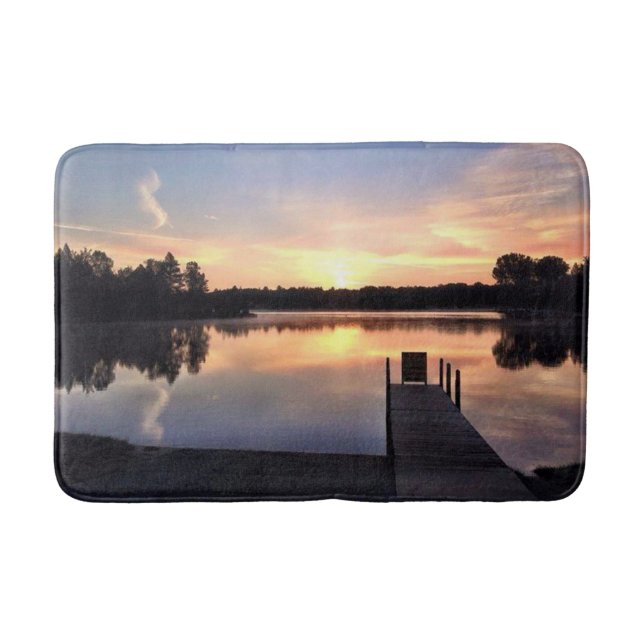 z Lake & Dock Bath Mat (Front)