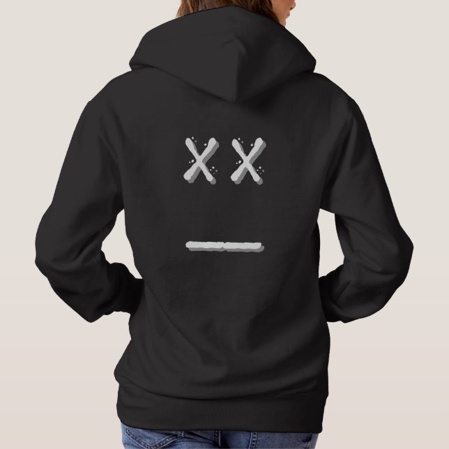 Z Life, Zombie series Dead Lady Girl  Hoodie (Back)