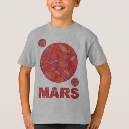 Z Mars Shirt Red Planet Art